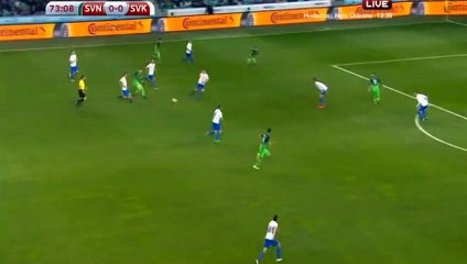 Rok Kronaveter GOAL Slovenia	1-0	Slovakia 08.10.2016