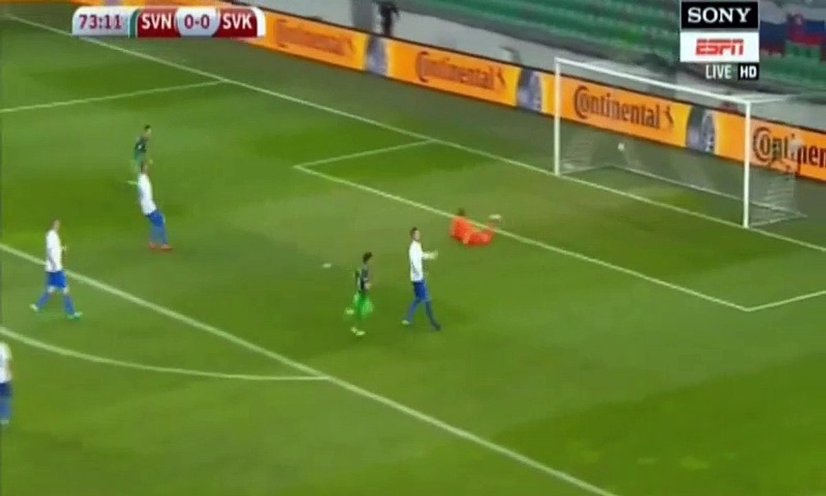 Rok Kronaveter Goal HD - Slovenia 1-0 Slovakia - 08.10.2016 HD