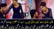 Saba Qamar and Zahid's got angry in Live Show - Clip Goes Viral On Social Media