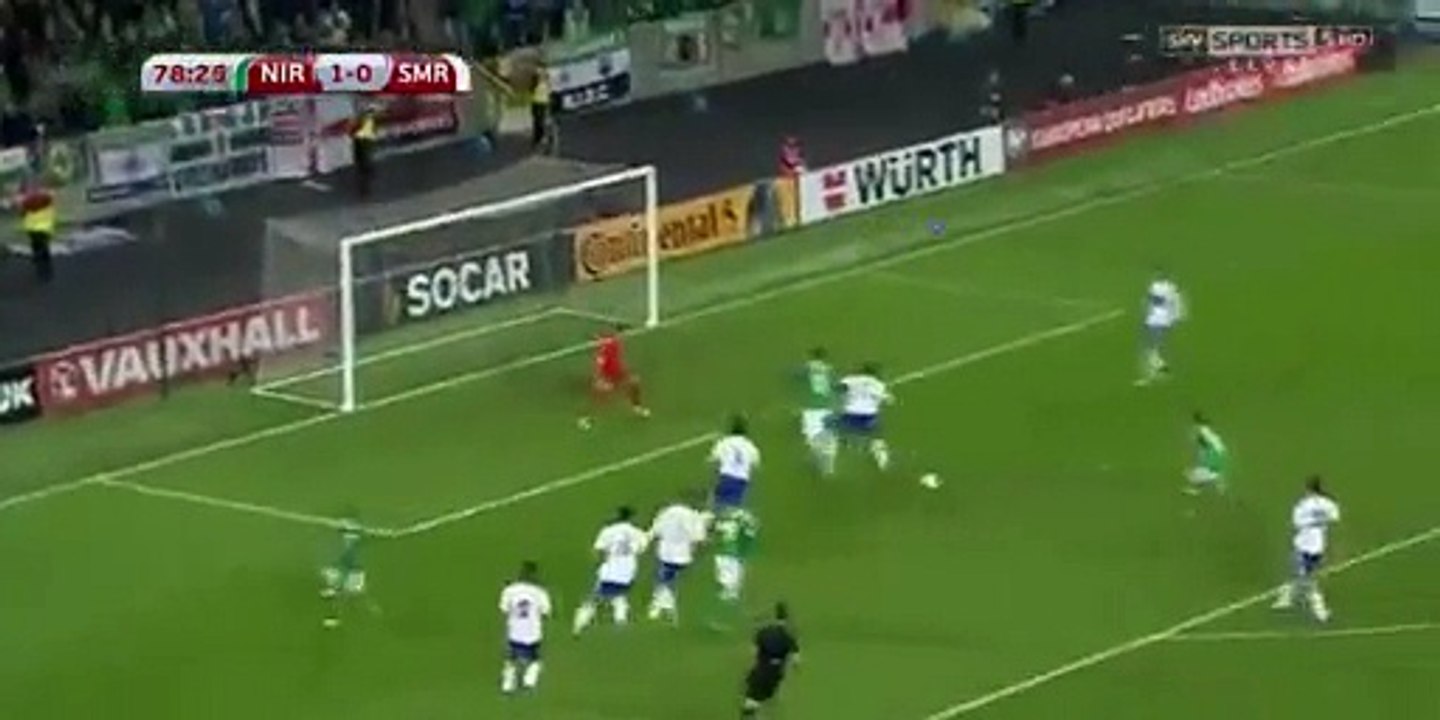 2-0 Kyle Lafferty Goal - N.Ireland 2-0 San Marino - 08.10.2016 HD