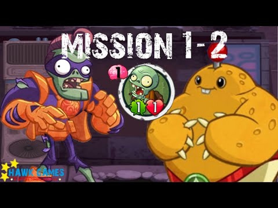 Plants vs. Zombies Heroes - Zombies Mission 1: Battle at the BBQ 1-2 [4K 60FPS]