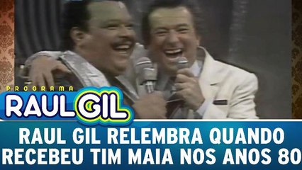 Raul Gil relembra quando recebeu Tim Maia nos anos 80