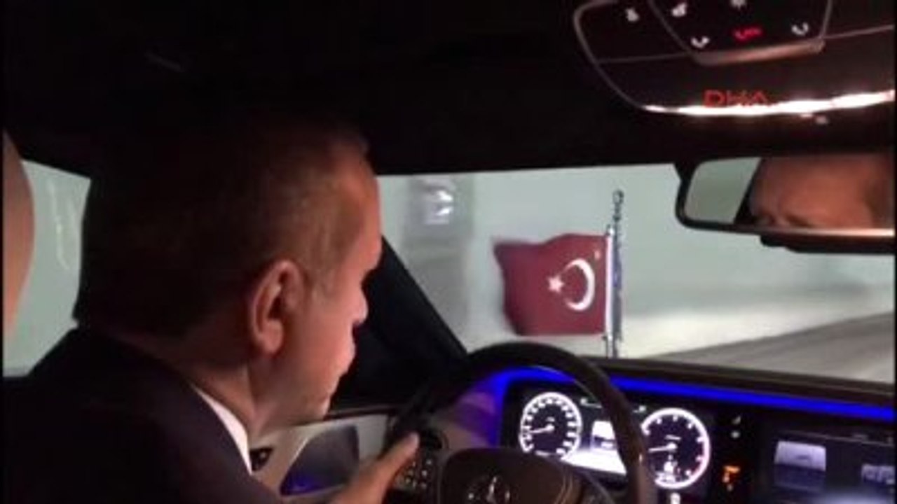 Aracın İçerisinden Görüntülerle 2) Avrasya Tüneli'nden İlk Geçişi Cumhurbaşkanı Erdoğan Yaptı