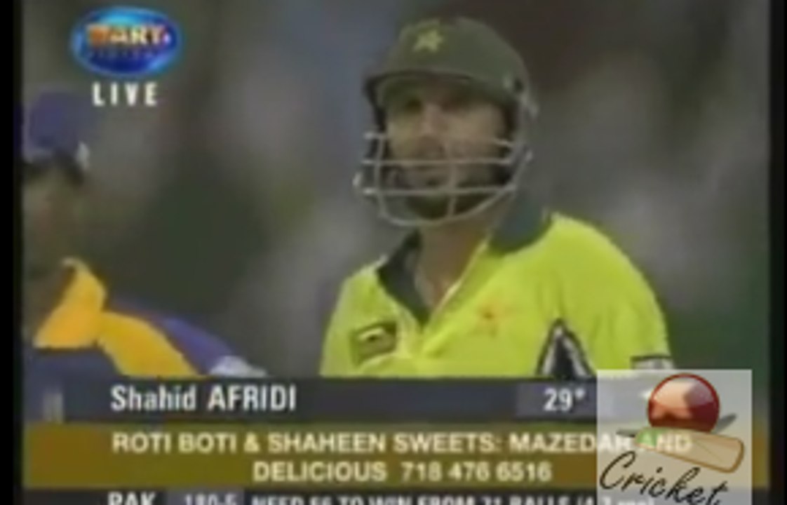 32 runs in over hard hitting afridi,by sports world