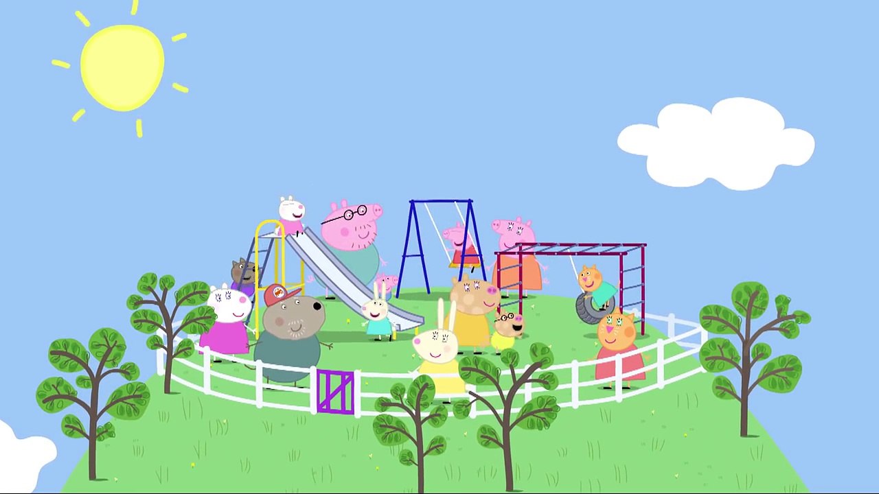 გოჭ პეპა - სათამაშო მოედანძე