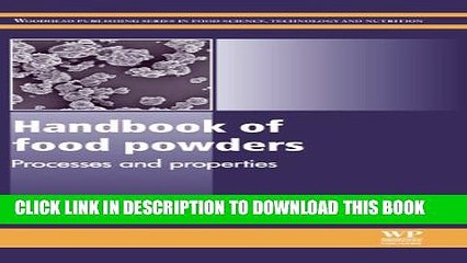 [PDF] Handbook of Food Powders: Processes and Properties (Woodhead Publishing Series in Food
