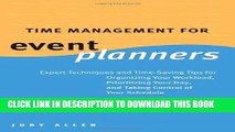 [PDF] Time Management for Event Planners: Expert Techniques and Time-Saving Tips for Organizing
