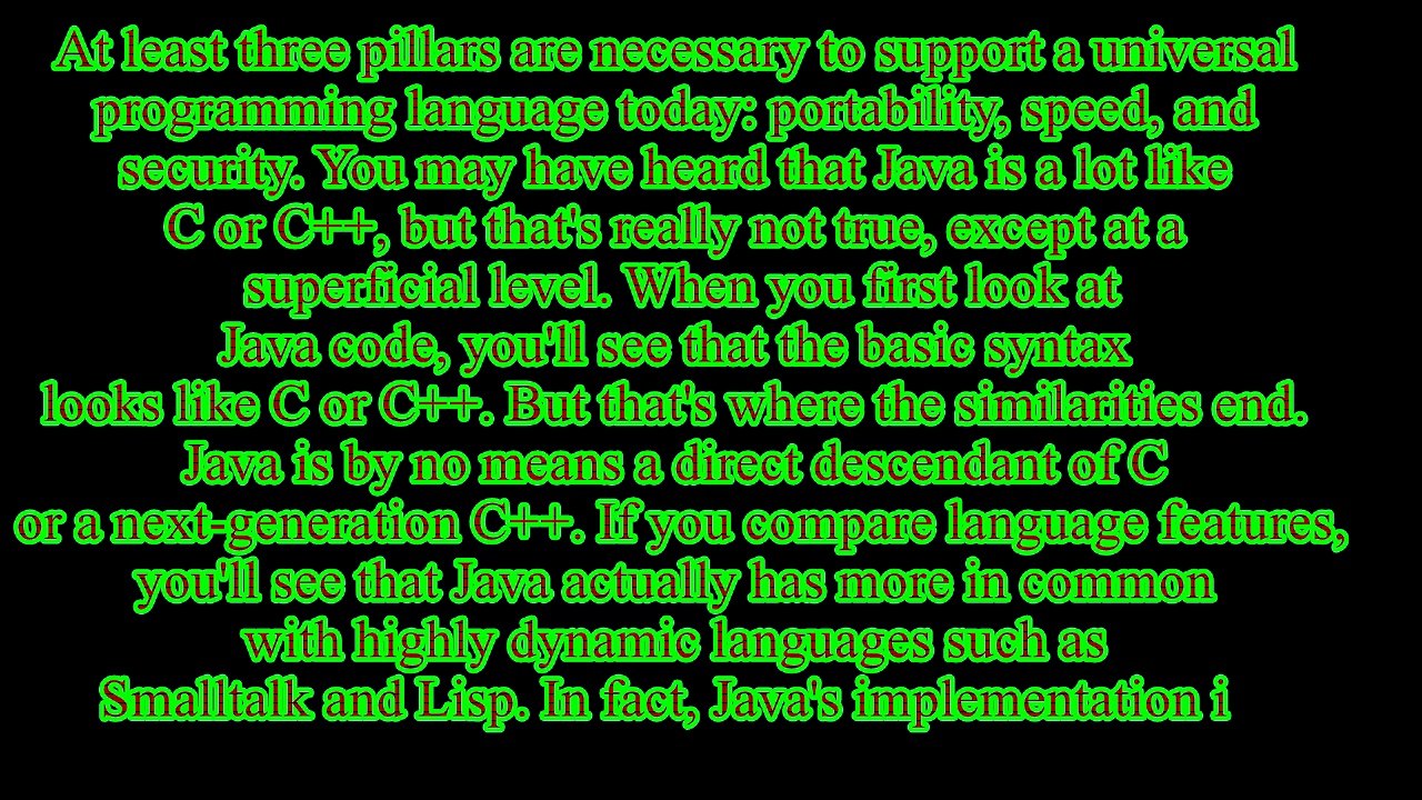 Java VS other programming Languages
