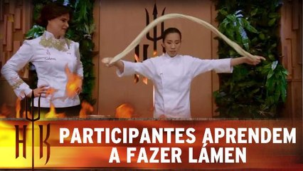 Participantes aprendem a fazer Lámen