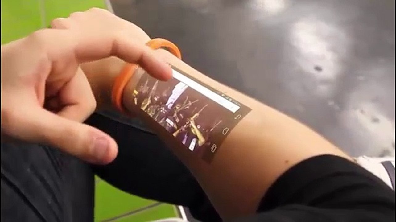 Technology Hand Bracelet The Cicret Bracelet_ Like a tablet.but on your skin - Fabulous