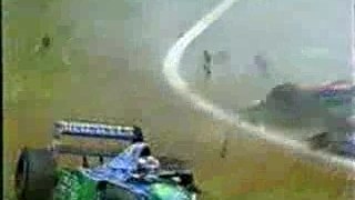 Verstappen crash Bresil 1994