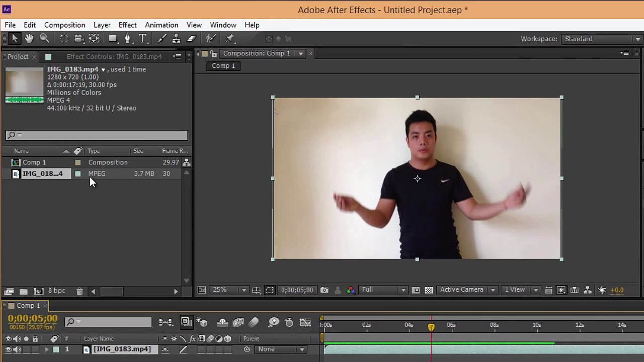 After Effects Tutorial- Disintegration Effect