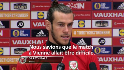 Qualif. CdM 2018 - Bale: "Nous avons progressé à pas de géant"