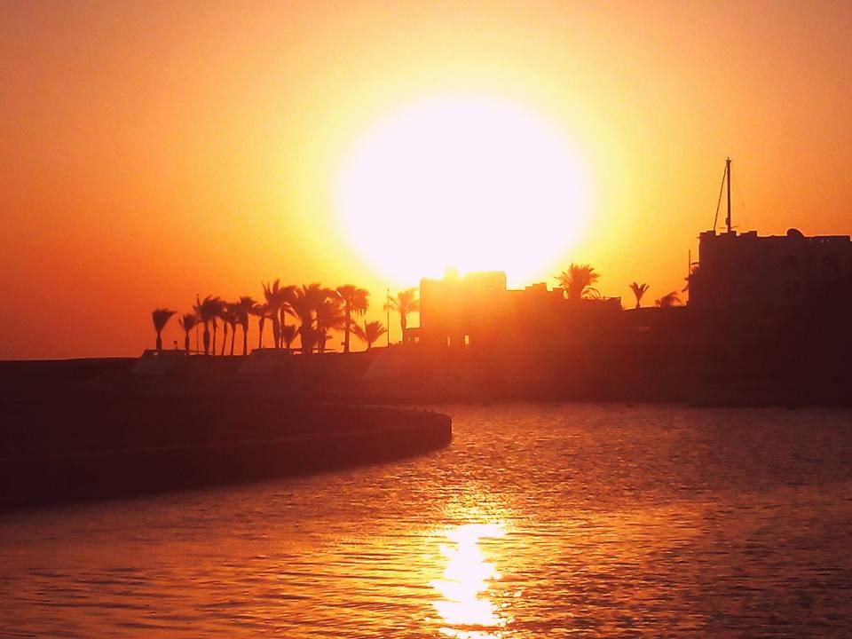 The Sunset in Port Gharlib