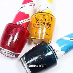 easy and cool rainbow nail art