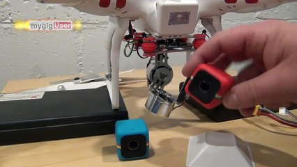 DJI 3D Stereo Setup with 2 Polaroid Cube Cameras (HD)