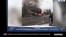 Essonne : Des policiers attaqués aux pavés et aux cocktails Molotov grièvement blessés (vidéo)