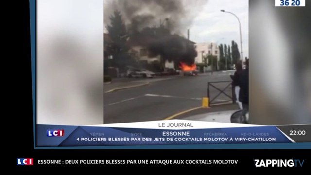 Essonne : Des policiers attaqués aux pavés et aux cocktails Molotov grièvement blessés (vidéo)