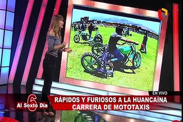 Rápidos y Furiosos a la Huancaína: una tradicional carrera de mototaxis