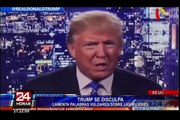 Donald Trump se disculpa por comentarios vulgares sobre las mujeres