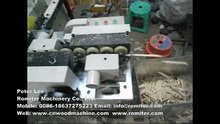 Ice cream sticks chamfering machine