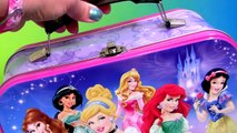 Disney Princesses Lunch Box Surprise Eggs From Frozen Elsa, Glitzi Globe, Pooh, Shopkins, Play Dough