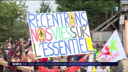 Notre-Dame-des-Landes : forte mobilisation contre le projet d'aéroport