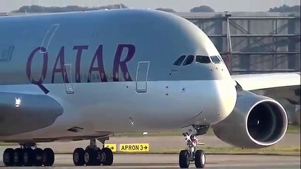 Download Video: شاهد إقلاع أكبر طائرة ركاب _(The World's Largest Passenger Plane Taking Off( airbus a380