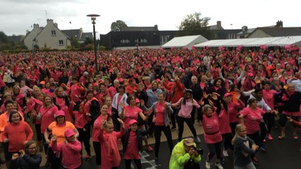 Rose espoir : la Zumba avant le départ