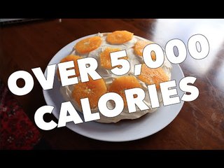Competitive Eater Demolishes Giant Lemon Cake