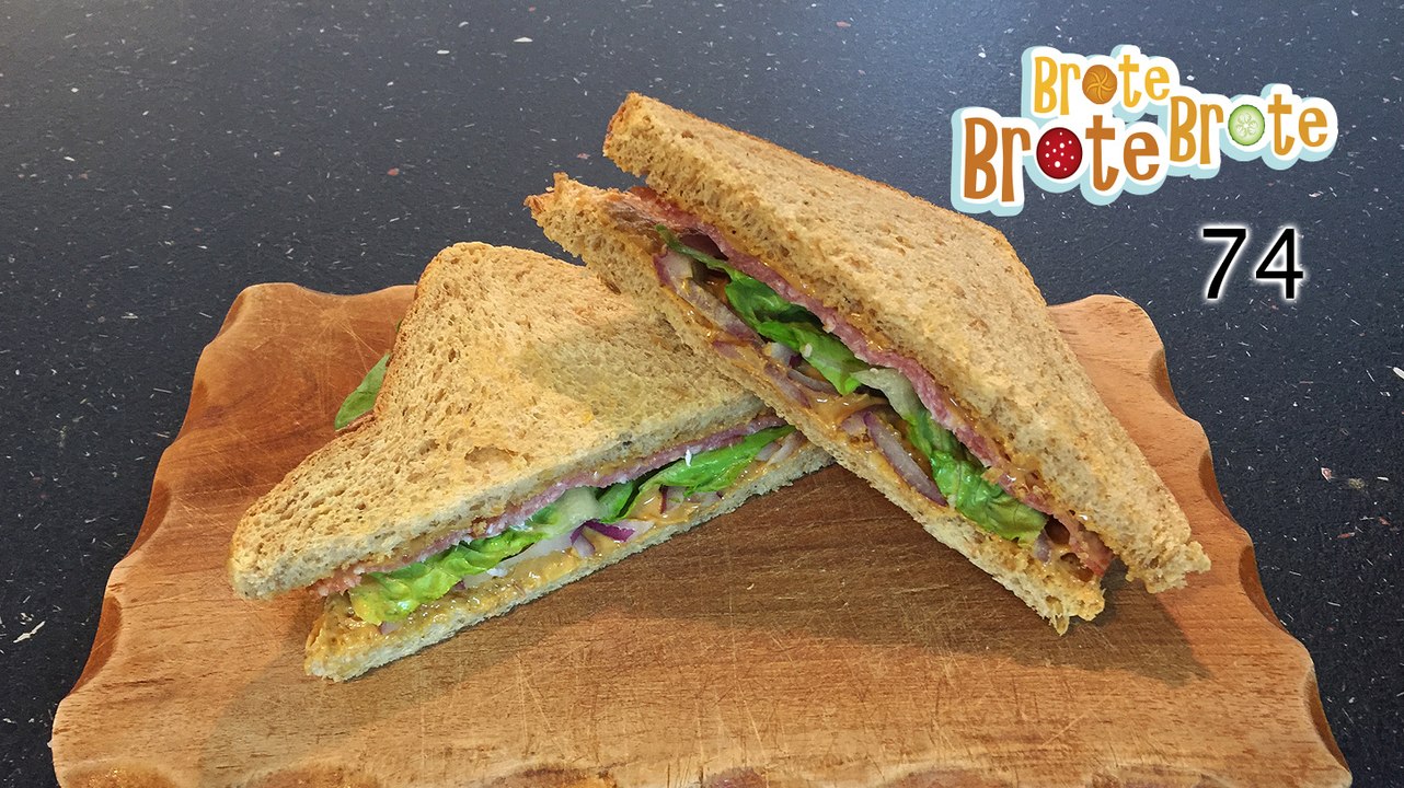 Erdnussbutter-salami-sandwich - folge 74