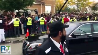 Khalifa of Islam Ahmadiyya arrives in Peace Village Toronto, Canada