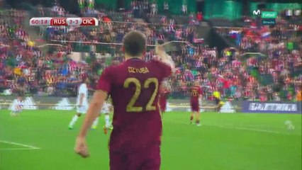 Artem Dzyuba Second Goal HD - Russia 3-3 Costa Rica 09.10.2016 HD