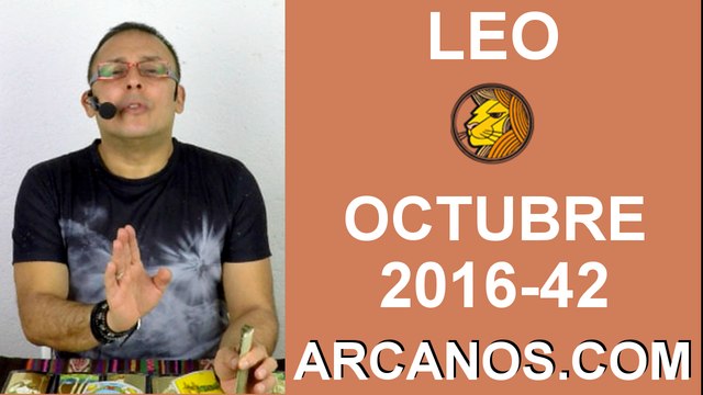 LEO OCTUBRE 2016-9 al 15 de octubre-Horoscopo del Amor Solteros Parejas-Tarot-ARCANOS.COM