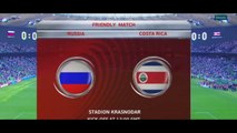 Russia vs Costa Rica 3-4 Full Highlights 9/10/2016 HD