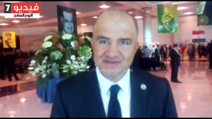 بالفيديو.. محمد زكى السويدى أنا بغير على مصر من شكر الوفود فيها