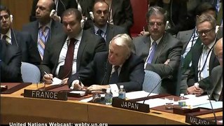 UNSC 08/10/2016 Syrie Russie sur le projet de résolution de la France