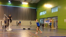 1er match de Nationale 3 à domicile pour l'USF Badminton