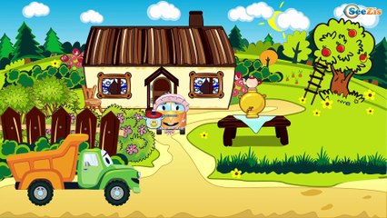 The Red Fire Truck, The Ambulance with The Police Car - Cartoons for kids about Cars