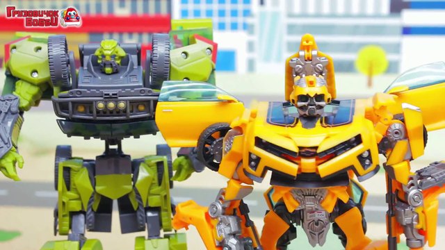 ☆ Трансформеры. Битва за камень - Десептиконы против Бамблби и Рэтчета. Мультик про трансформеров