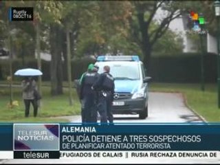 Alemania: detienen a tres presuntos terroristas que planeaban ataques