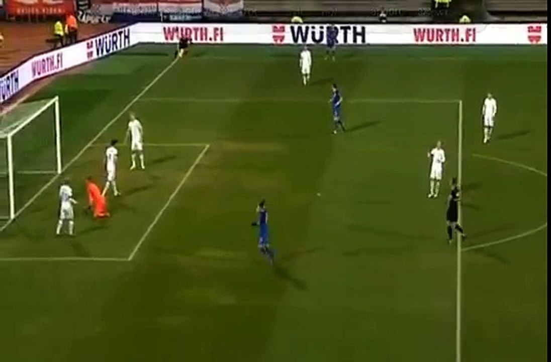 Goal Mandžukić. Finland 0-1 Croatia 09.10.2016 HD