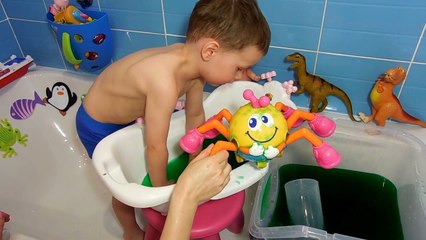Slime Bucket Challenge _ Вызов зеленой слизью