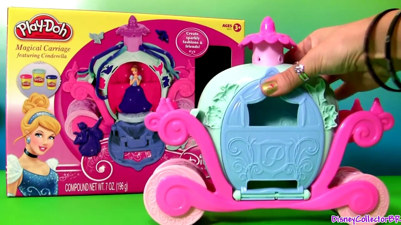 Play Doh Cinderella Movies Barbie Princess Power Disney Frozen Anna Elsa Magiclip Dough Cendrillon