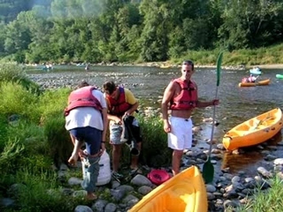 Décente de l'ardeche Valon pont d'arc