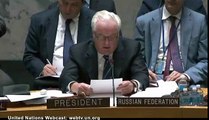 UNSC 08/10/2016 Syrie - Russie après le rejet de son projet de résolution