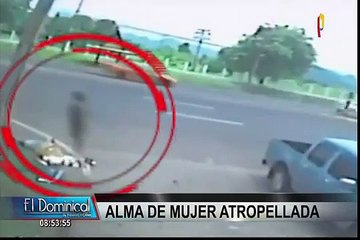¿Es esta el alma de una mujer que murió segundos antes en un accidente? [VIDEO]