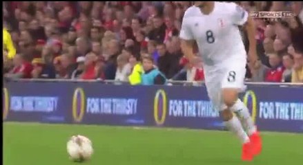Tornike Okriashvili Goal - Wales	1-1	Georgia 09.10.2016