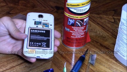 How to fix samsung phone dropped in water not working
