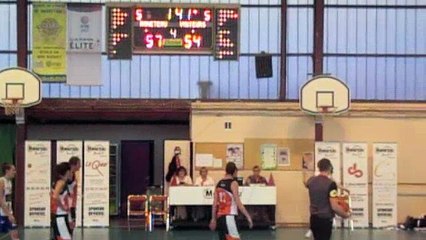 Basket N3 : Monéteau coiffe Silvange 62-57